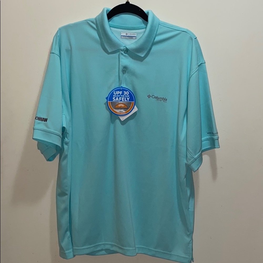 NWT Men’s Columbia Omni Shade Polo Shirt